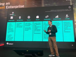 Apresentação de Blockchain, com o case study TalentTiers